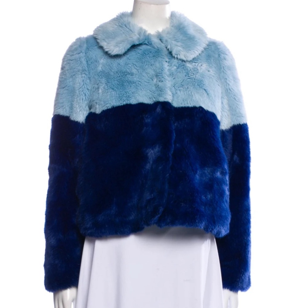 Alice + Olivia Faux Fur Coat